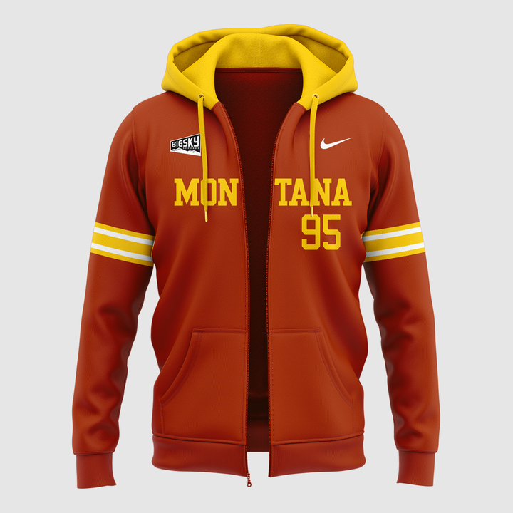 Limited Edition zip hoodie Montana Griz Football for fans!