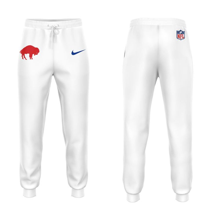 Buffalo Bills Nike 2025 Classic Logo Hoodie - White
