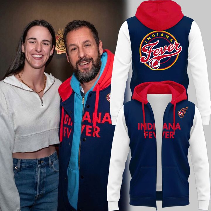 2025 Adam Sandler Wearing In New Movie Indiana Fever Zip Hoodie