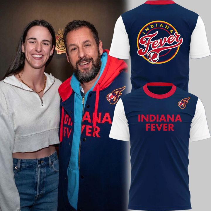 2025 Adam Sandler Wearing In New Movie Indiana Fever T-Shirt