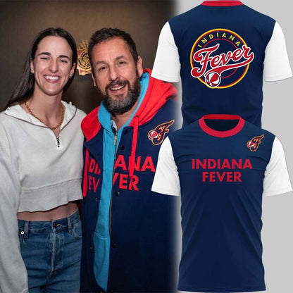 2025 Adam Sandler Wearing In New Movie Indiana Fever T-Shirt