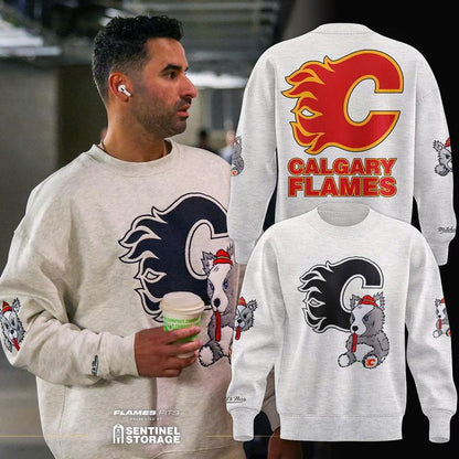 Mitchell & Ness Calgary Flames Sweatshirt V2