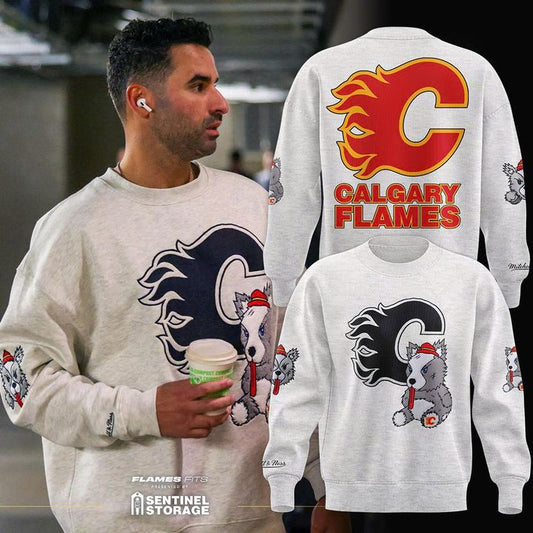 Mitchell & Ness Calgary Flames Sweatshirt V2
