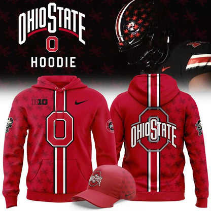 Ohio State Buckeyes Hoodie 2025-Red
