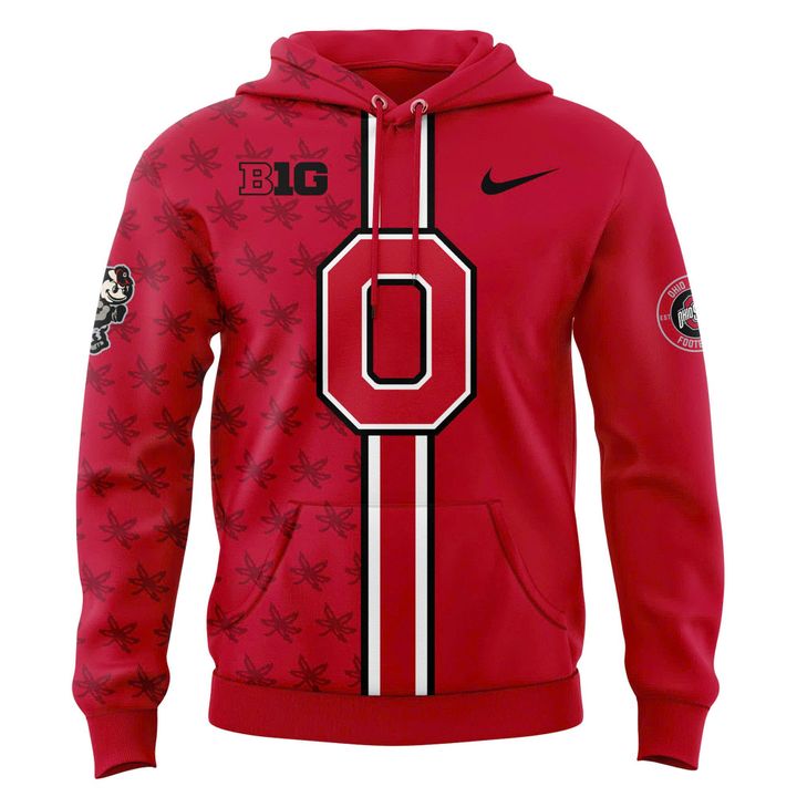 Ohio State Buckeyes Hoodie 2025-Red