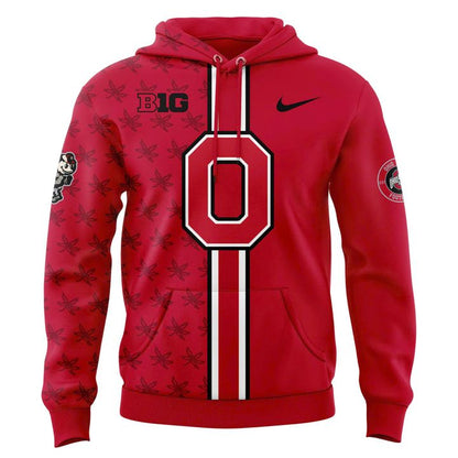Ohio State Buckeyes Hoodie 2025-Red