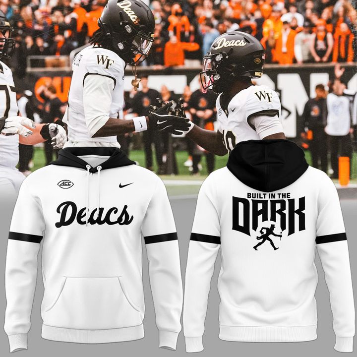 Special 2025 Deacs Helmet Wordmark Hoodie
