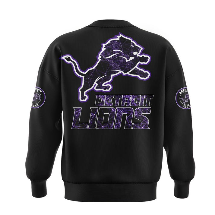 Detroit Lions Domestic Violence Awareness Month Sweashirt