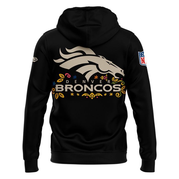 Mens Denver Broncos NFL Hasta La Muerte x New Era Hoodie