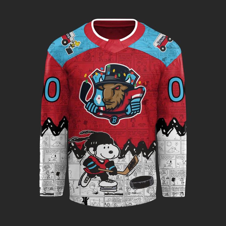Bloomington Bison Peanuts Night 2025 - 2026 Hockey Jersey