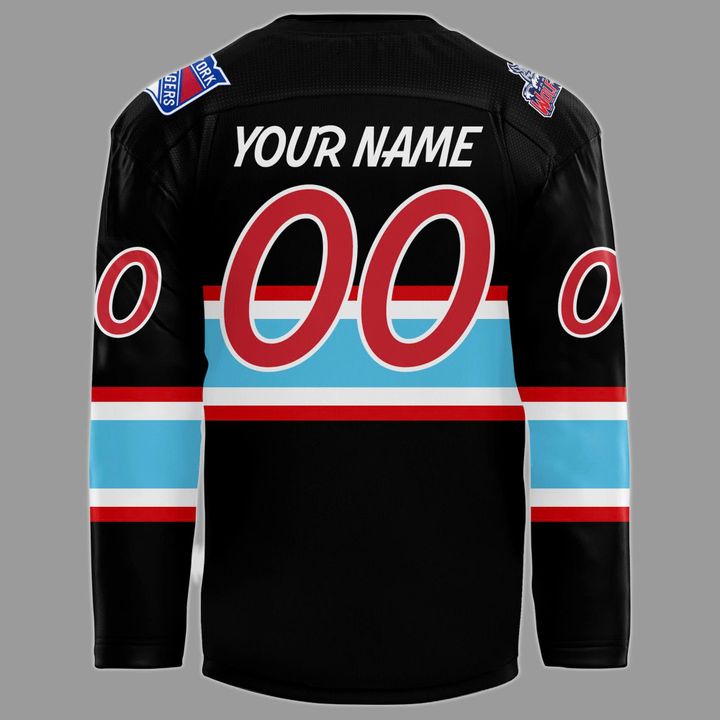 Bloomington Bison New 2025 - 2026 Hockey Jersey-Black