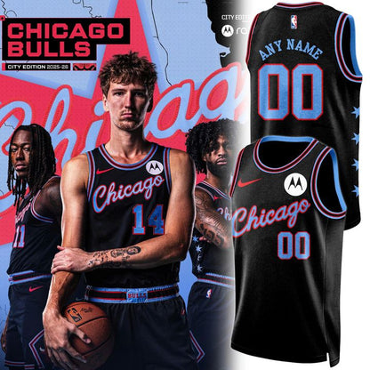 Chicago Bulls 2025/26 City Edition Uniforms Basketball Jersey 2025