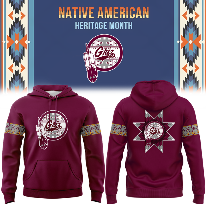 Montana Grizzlies football Native American Heritage Month Hoodie