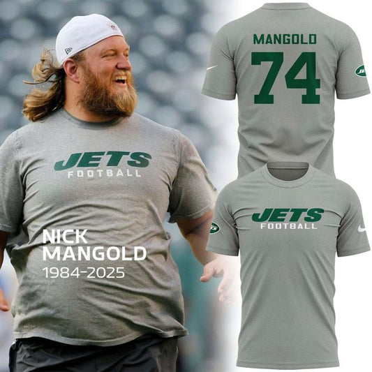 Special New York Jets In Memoriam Nick Mangold T-Shirt