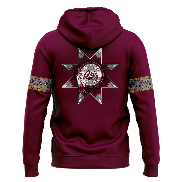 Montana Grizzlies football Native American Heritage Month Zip Hoodie