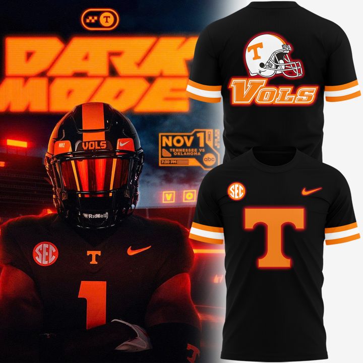 Tennessee Football “Dark Mode” tshirt – Exclusive Fan Edition