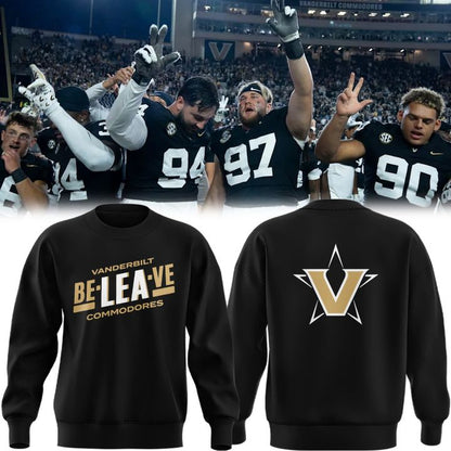 Vanderbilt Football 'Be-LEA-ve' Sweatshirt - Limited Edition