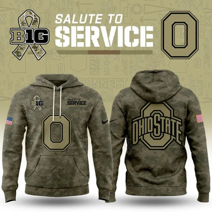 Ohio State Buckeyes Salute To Service Hoodie