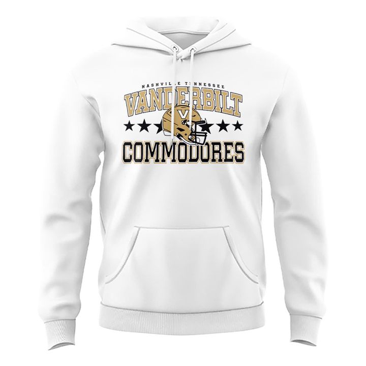 Vanderbilt Football Classic Helmet Hoodie - Limited Edition