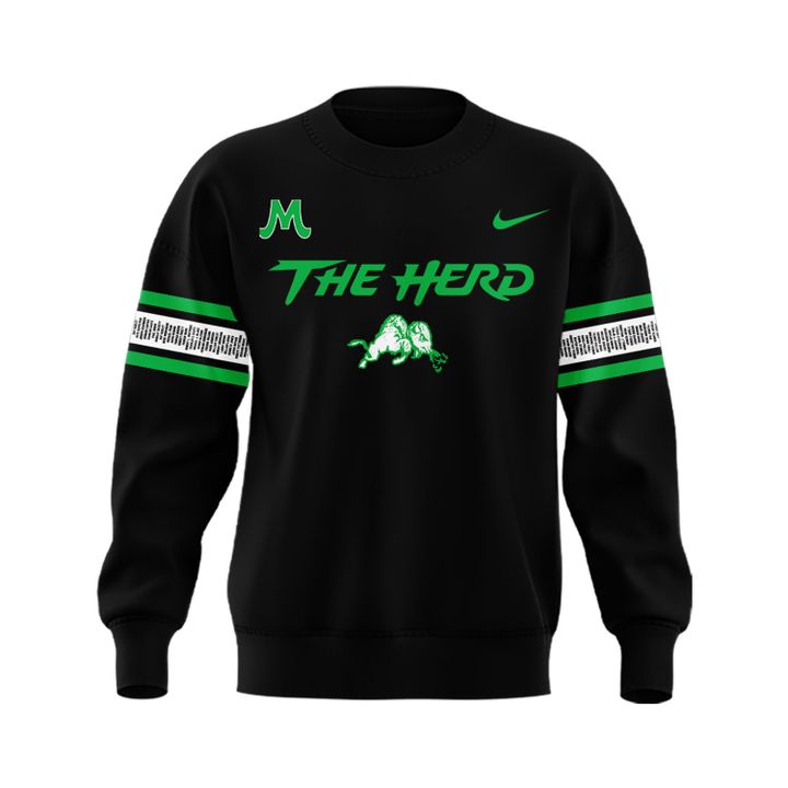 NOVEMBER 14, 1970 The Herd Wordmark "For The 75" Logo Sweat