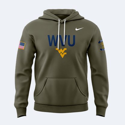 West Virginia Football 2025 Military Appreciation Limited Edition Hoodie