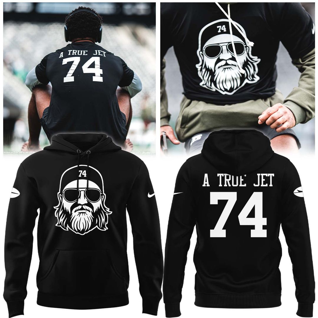 "74" A True Jet Nick Mangold Limited Edition Hoodie