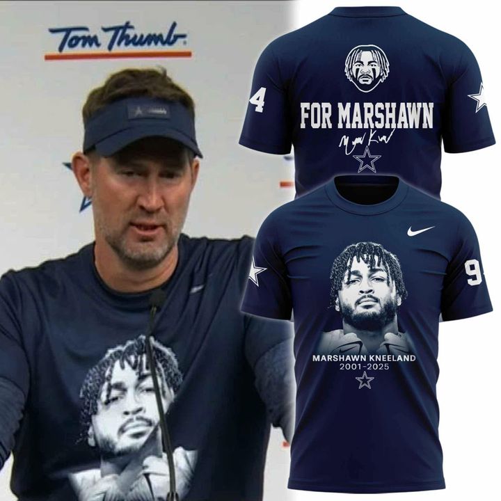 "For Marshawn Kneeland 2001-2025" Dallas Cowboys T-Shirt