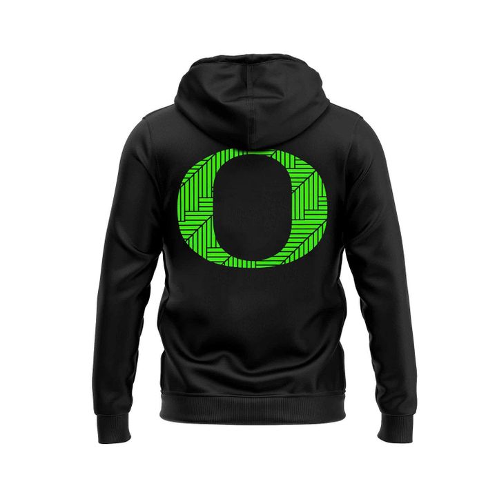 Unisex Black Oregon Ducks Ohana 2025 Hoodie V2