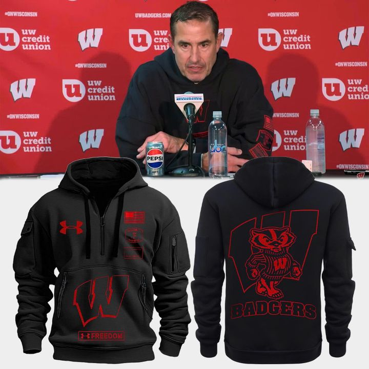 Wisconsin Badgers football Coach Luke Fickell Limited Edition H115 Hoodie 2025