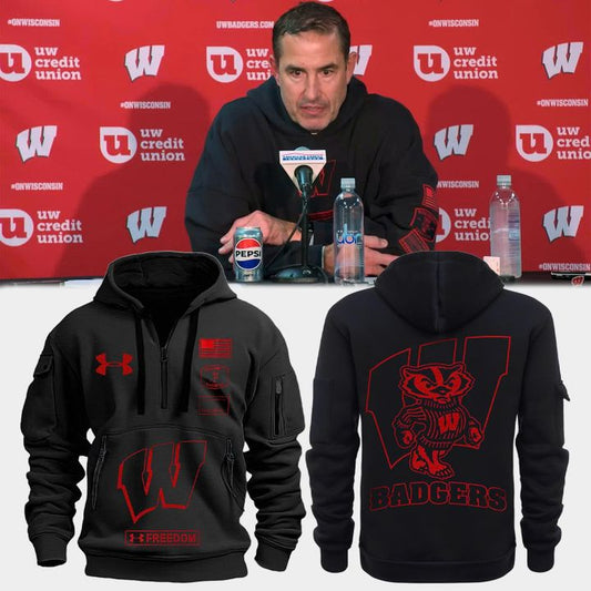 Wisconsin Badgers football Coach Luke Fickell Limited Edition H115 Hoodie 2025