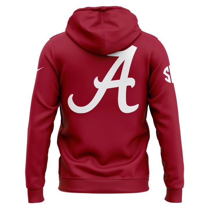 Men's Red Alabama Crimson Tide 2025 Iron Bowl Champions Hoodie