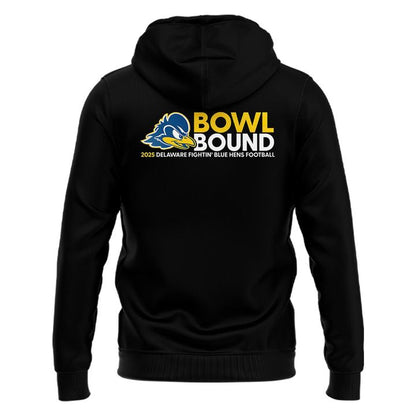 Special Delaware Fightin' Blue Hens 'Bowl Bound' Black Hoodie.