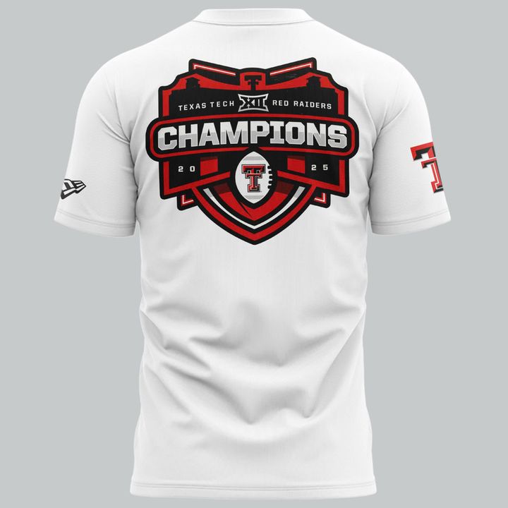Texas Tech Football 2025 Big 12 Championship T-shirt v2