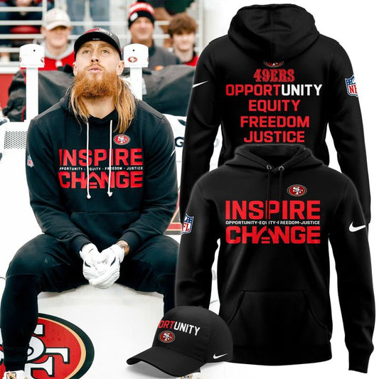 San Francisco 49ers 2025 Inspire Change Hoodie