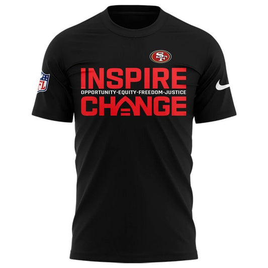 San Francisco 49ers 2025 Inspire Change T-Shirt