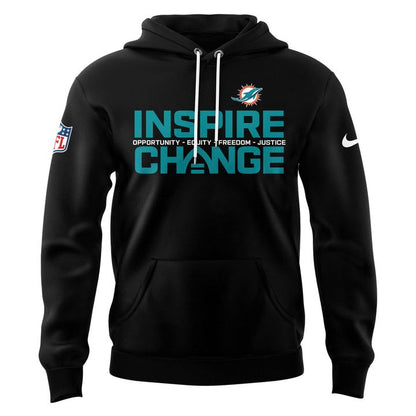 Miami Dolphins 2025 Inspire Change Hoodie