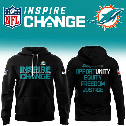 Miami Dolphins 2025 Inspire Change Hoodie