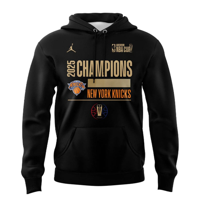 New York Knicks 2025 NBA Cup Champions Combo Hoodie
