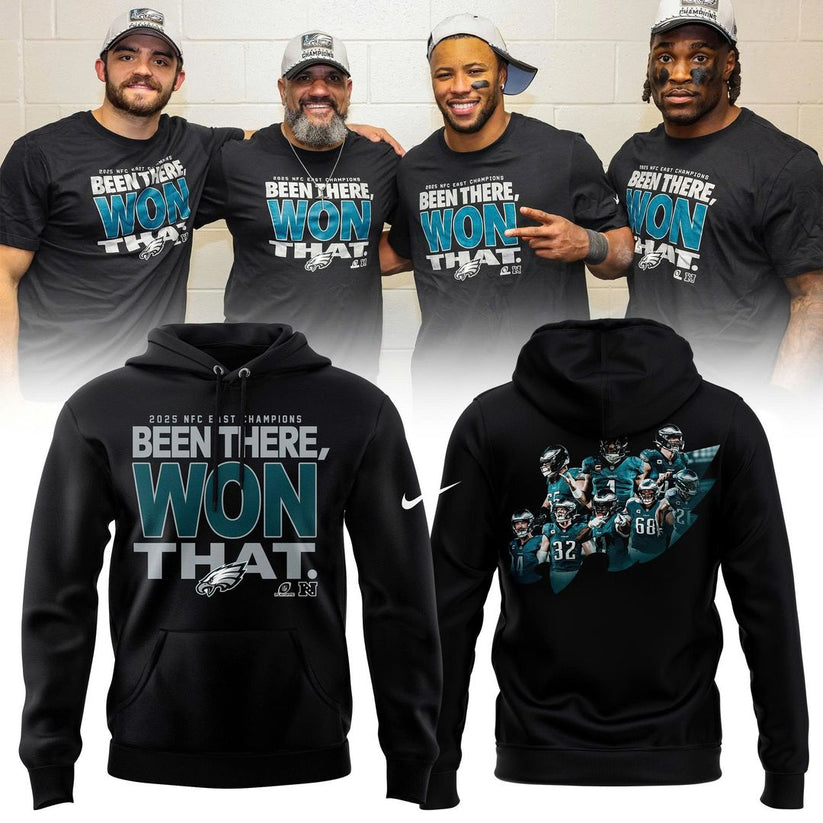 Philadelphia Eagles 2025 NFC East Division Champions Hoodie
