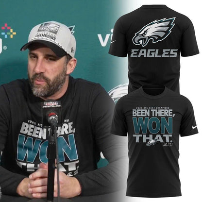 Philadelphia Eagles 2025 NFC East Division Champions T-Shirt