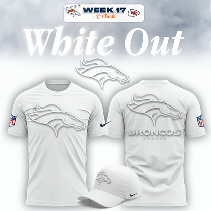 Denver Broncos 2026 "White Out" Limited Edition T-Shirt v2