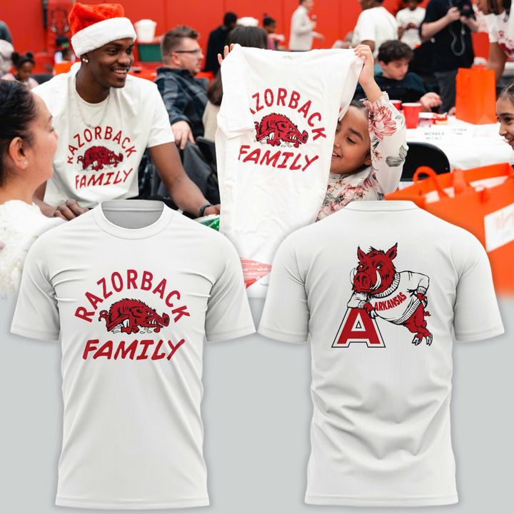 2026 Arkansas "Razorbacks Family" T-Shirt v2
