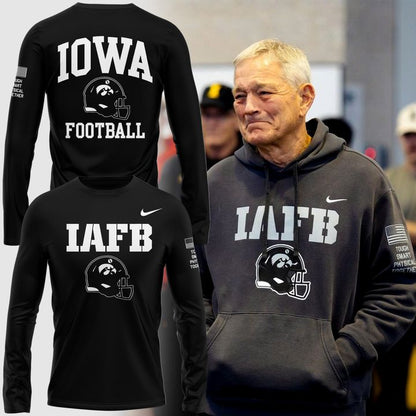 Limited edition Long Tee Coach Kirk Ferentz for fans Iowa Hawkeyes football