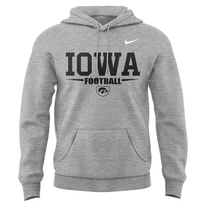 Limited edition Coach Kirk Ferentz Hoodie Gray for fans Iowa Hawkeyes football