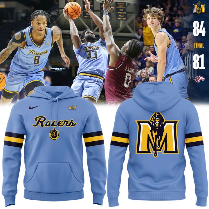Special 2025 Powder Blue Uniform Murray State Men's Basketball Hoodie