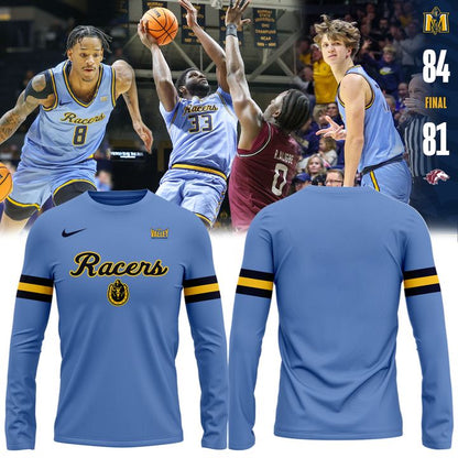 Special 2025 Powder Blue Uniform Murray State Men's Basketball Long Sleeve Shirt 2