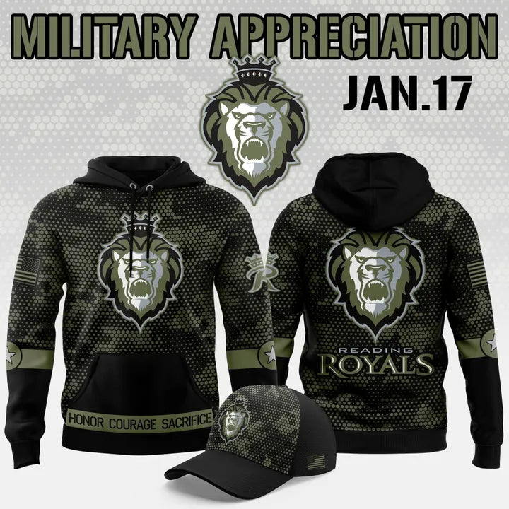 Reading Royals Military Appreciation Specialty Hoodie