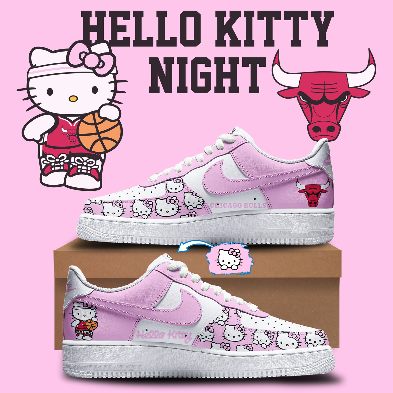 Chicago Bulls x Hello Kitty Night 2026 Special Edition Sneaker
