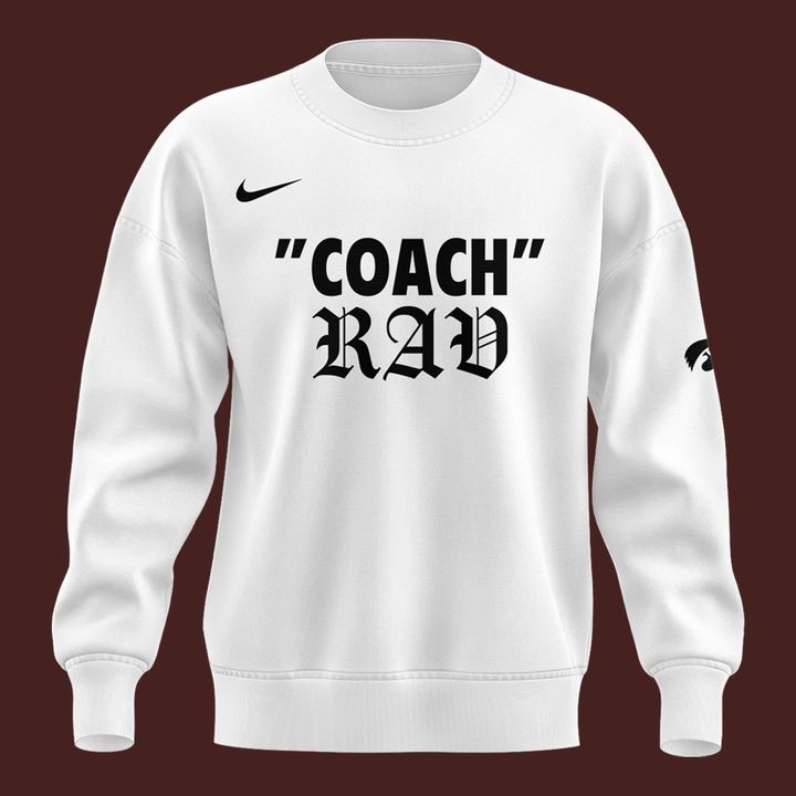 Limited edition Sweatshirt Honoring Coach Raveling Iowa Hawkeyes men's basketball for fans