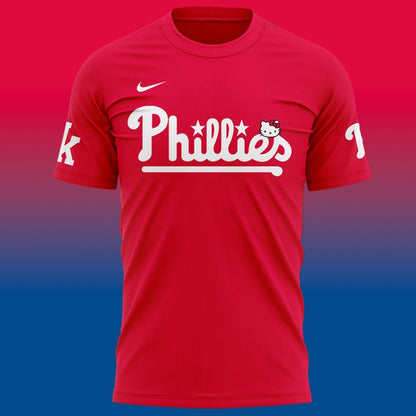 Limited Edition Philadelphia Phillies x Hello Kitty Night Tshirt 2026